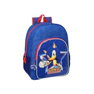 SONICWAVE Училищна чанта Sonic Lets roll Морско син 33 x 42 x 14 cm