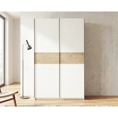 Intermeble Barcelo 120 cm biela / dub