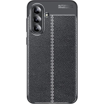 Samsung Galaxy A26 5G Удароустойчив Litchi Skin Калъф и Протектор