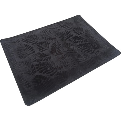 Takoy Koberec 120x170 vzor lístie čierny-HT-00413 | 120 x 170 cm