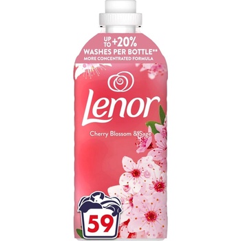 Lenor Плакнене на тъкани с черешов цвят 59 изпирания 1239ml (8700216723602)