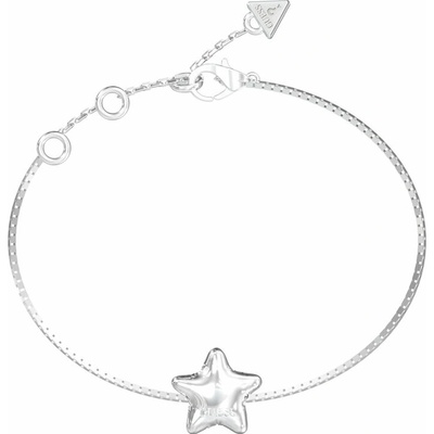 Guess Hravý ocelový náramek s hvězdičkou Iconique JUBB05546JWRH 18,4 cm