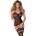 Мрежесто целокупно боди в черен цвят - Bodystocking F214 S/M/L (OBSES00572)
