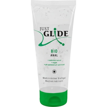 Just Glide Bio ANAL - Веган анален лубрикант на водна основа (200ml)