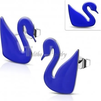 Image 1 of Talitha Обеци „Сини лебеди