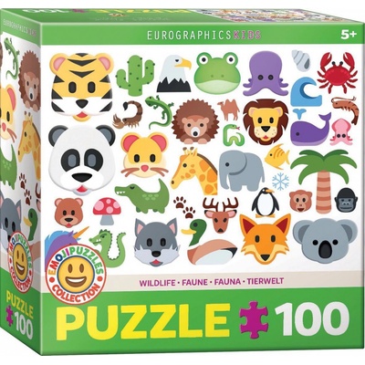EUROGRAPHICS Emoji zvířátka 100 dílků