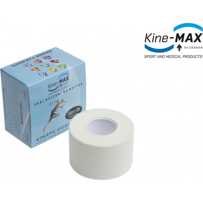 Kine-Max neelastický tejp Full Coat bílá 3,8 cm x 10 m