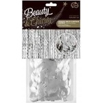 GoDan Curtain B&C Spirals, metallic silver, 100x200 cm SH-KSPS