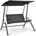 Blumfeldt Bel Air Mono Swing, холивудска люлка, стоманена рамка, моно релакс, черен цвят (GDMC2-Bel Air Mono) (GDMC2-Bel Air Mono)