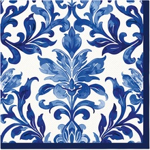 PAW Obrúsky AIRLAID Indigo Weave 40x40 cm 50 ks