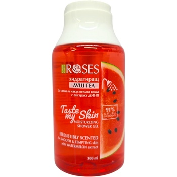 Natura of agiva roses душ гел, Хидратиращ, Помпа, 300мл, Диня