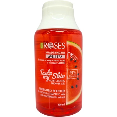 Natura of agiva roses душ гел, Хидратиращ, Помпа, 300мл, Диня