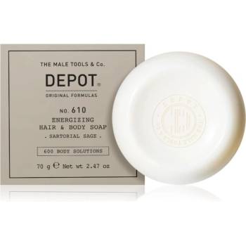 Depot 600 body solutions no. 610 energizing hair & body soap сапун за тяло и коса 70 гр