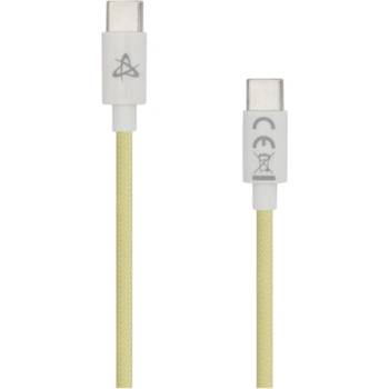 SBOX TYPE-C-1-Y 1 м 60W Type-C жълт кабел за данни и зареждане (TYPE-C-1-Y)