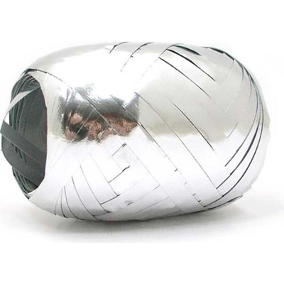 Stuhá vázací 20m x 0,5cm metal stříbrná