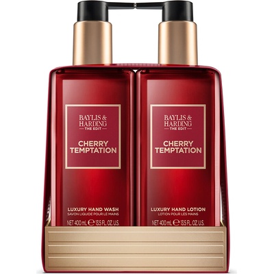 Baylis & Harding The Edit Sada péče o ruce Cherry Temptation 2 x 400 ml