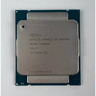 Intel Xeon E5-2643 v3 3.40 GHz Vysoce výkonný procesor pro servery s 4 jádry a 8 vlákny. PN: SR204