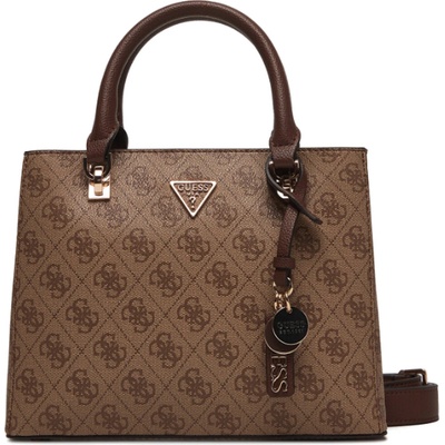 Guess kabelka BG967205 Latte logo/brown