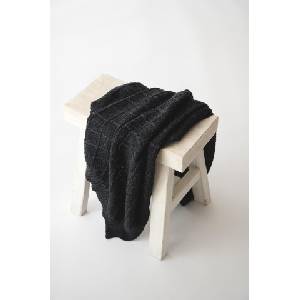  Kaiser - Одеало WOOL от мериносова вълна Black (2321725)