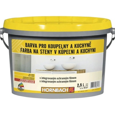 Hornbach pre kúpeľne a kuchyne proti plesniam 2,5 l biela