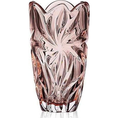 Aurum Crystal Váza FLORA pink 280 mm