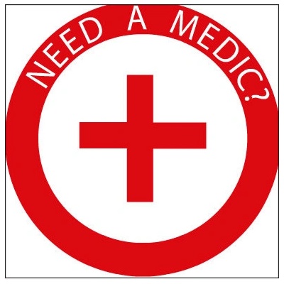 Plakát čtverec Ikea kompatibilní Need a medic?