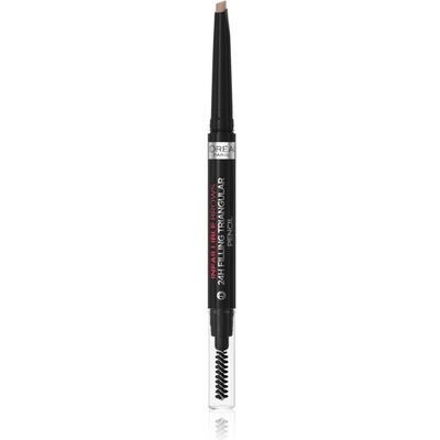 L’Oréal Paris Infaillible 24h Filling Triangular Pencil precízna ceruzka na obočie vodeodolná 5,23 Auburn 1 ml