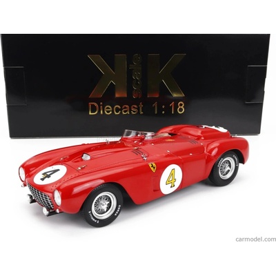 Kk-scale Ferrari 375 Plus 5.0l V12 Spider Team Scuderia Ferrari N 4 Winner 24h Le Mans 1954 Maurice Trintignant Jose Froilan Gonzales Red 1:18
