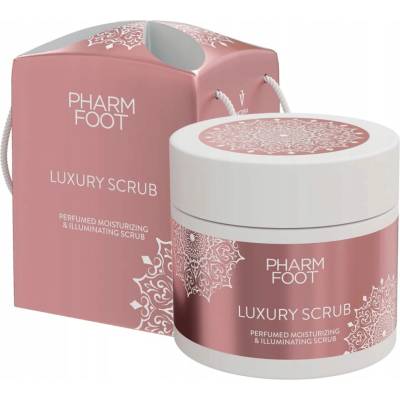 Pharm Foot Parfémovaný hydratační a rozjasňující peeling LUXURY SCRUB 200 g