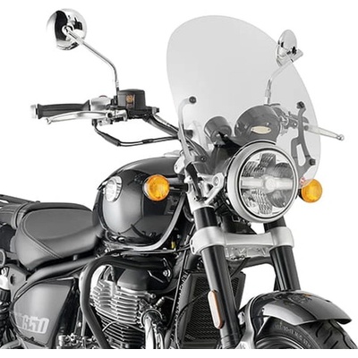 KAPPA plexi ROYAL ENFIELD SUPER METEOR 650 23-25, 38 X 42 cm průhledné - potřebné upevnění A9058AK