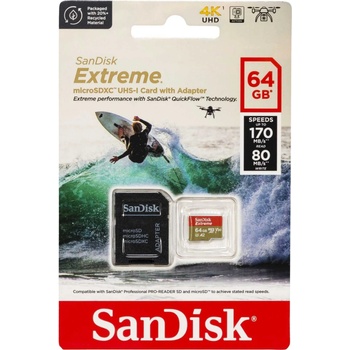 SanDisk microSDXC 64GB SDSQXAH-064G-GN6AA