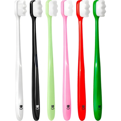 Nanosmile Ultrajemný zubní kartáček Multicolor 6 ks