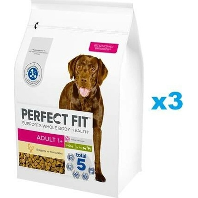 Perfect Fit Adult 1+ Kompletní krmivo pro dospělé psy velkých plemen, bohaté na kuře, 2,6 kg