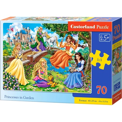Castorland Пъзел Castorland от 70 части - Принцеси в градината (B-070022)