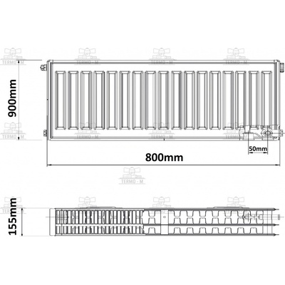 Korado 33VK 900 mm x 800 mm