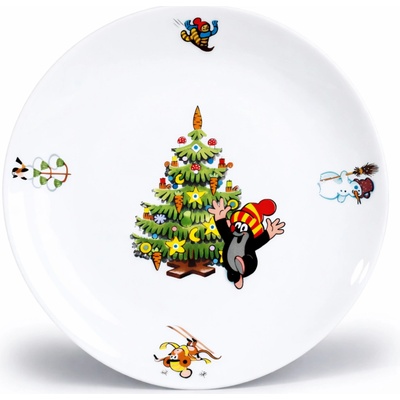 Thun 1794 KRTEČEK a Vánoce porcelánový talíř mělký 210 mm, P1030056J1Z3044400