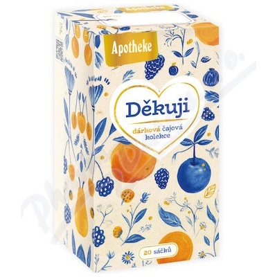 Apotheke Děkuji dárková čajová kolekce 20 sáčků