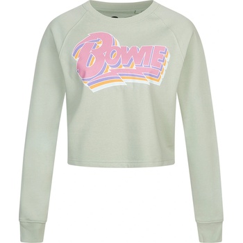 Lizenz Дамска блуза David Bowie Women Cropped Sweatshirt