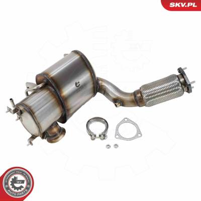Filter sadzí/pevných častíc výfukového systému ESEN SKV 62SKV530
