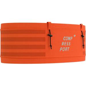 Compressport Чанта за кръст Compressport Free Belt Pro Hip bag - Tigerlily / Fluo Red - размер XS/S (510-5212-0511)