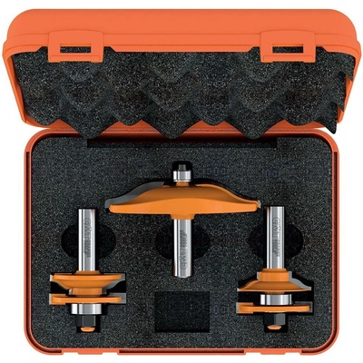CMT Orange Tools CMT Sada fréz pro rámy a výplně - 3ks profil C+C2 S=12 HW