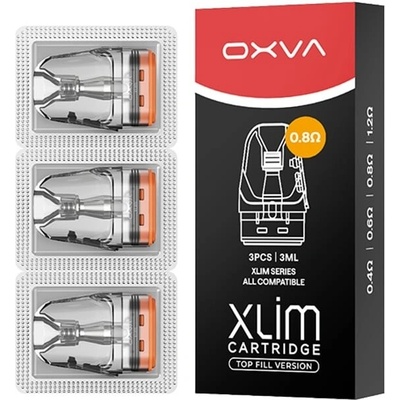Oxva Xlim Pro Pod Cartridge Top Fill 2 ml 0,8 ohm 3 ks