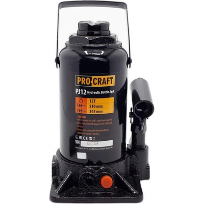 PROCRAFT Крик хидравличен бутилка 12 т, 210-395 мм, procraft pj12 (uni-07438)