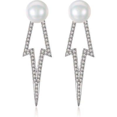 Silenti Jewelry Сребърни обеци "Стрела