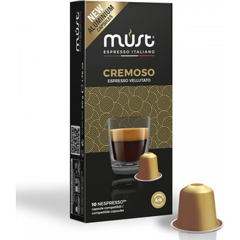 Must Cremoso 10 бр. kафе капсули, съвместими с Nespresso система