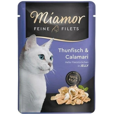 Miamor Feine Filets Cat Tuňák a chobotnice v želé 100 g
