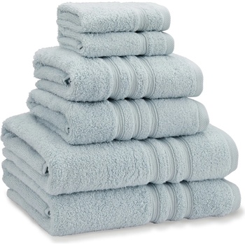 Image 1 of Catherine Lansfield Хавлиена кърпа Catherine Lansfield Zero Twist Cotton 6 Piece Towel Bale Set - Duck Egg Blue