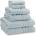Catherine Lansfield Хавлиена кърпа Catherine Lansfield Zero Twist Cotton 6 Piece Towel Bale Set - Duck Egg Blue