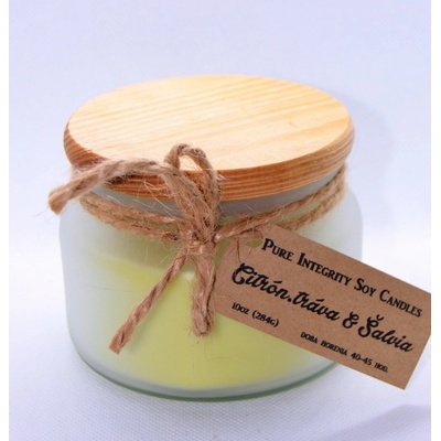 Pure Integrity Soy Candles CITRONOVÁ TRÁVA ŠALVĚJ 284 g
