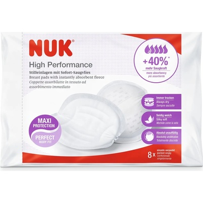 Nuk Подплънки за кърмачки Nuk High Performance, 8 броя (10252137)